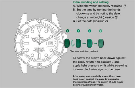 how do you set the time on a rolex|setting time on Rolex watch.